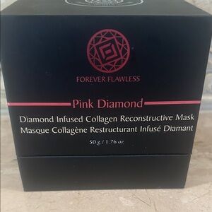 NIB Forever Flawless Pink Diamond Infused Collagen Reconstructive Mask